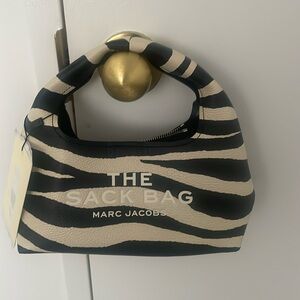 NWT Marc Jacobs Zebra Mini The Sack Bag